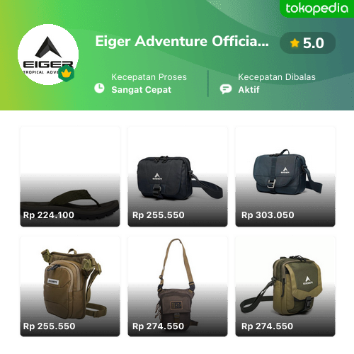 Toko Eiger Adventure Official Shop Online - Produk Lengkap & Harga ...