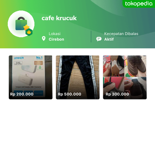 Toko cafe krucuk Online - Produk Lengkap & Harga Terbaik | Tokopedia