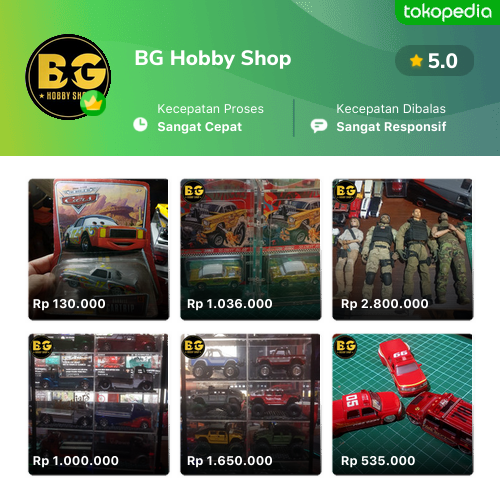 Toko BG Hobby Shop Online - Produk Lengkap & Harga Terbaik | Tokopedia