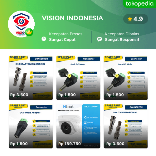 Toko VISION INDONESIA Online - Produk Lengkap & Harga Terbaik | Tokopedia