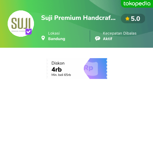 Suji Premium Handcrafted - Produk Resmi & Terlengkap | Tokopedia