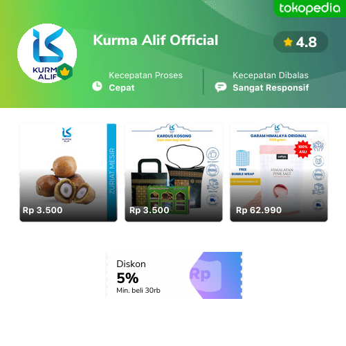 Kurma Alif Official Produk Resmi And Terlengkap Tokopedia