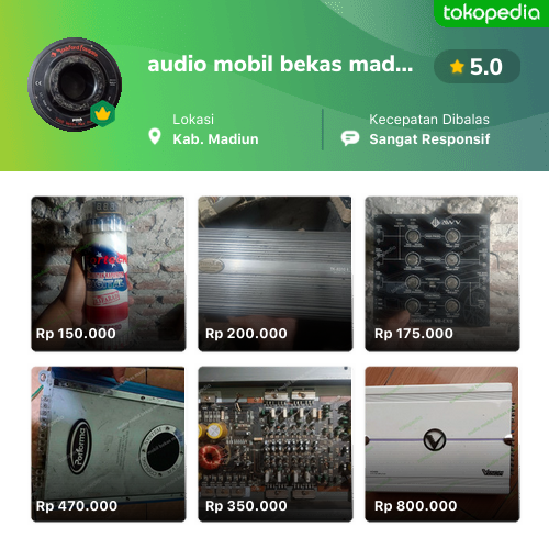 Toko Audio Mobil Bekas Madiun Online Produk Lengkap Harga Terbaik