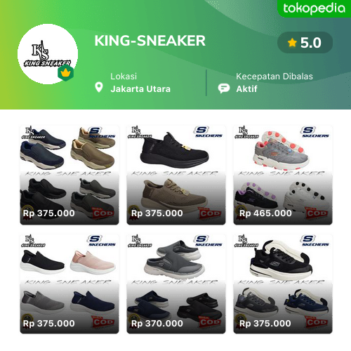 Toko KING-SNEAKER Online - Produk Lengkap & Harga Terbaik | Tokopedia