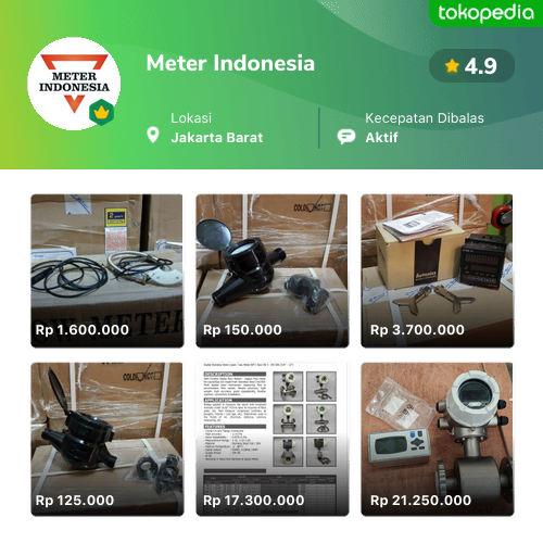 Toko Meter Indonesia Online - Produk Lengkap & Harga Terbaik | Tokopedia