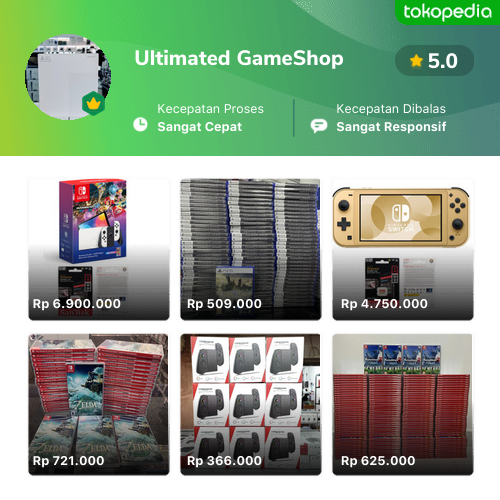 Toko Ultimated GameShop Online - Produk Lengkap & Harga Terbaik | Tokopedia