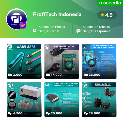 ProffTech Indonesia - Produk Resmi & Terlengkap | Tokopedia