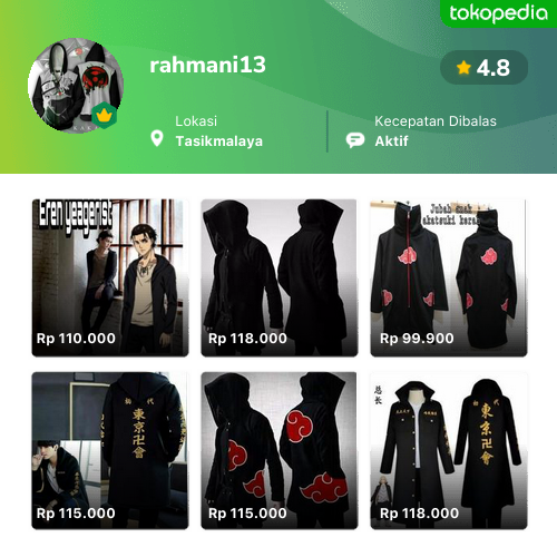 Toko rahmani13 online produk lengkap harga terbaik
