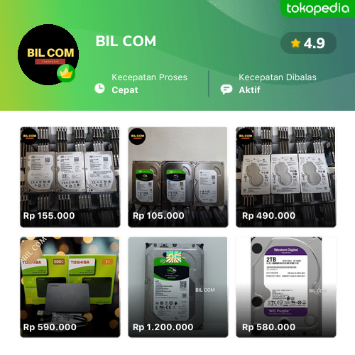 Toko BIL COM Online - Produk Lengkap & Harga Terbaik | Tokopedia