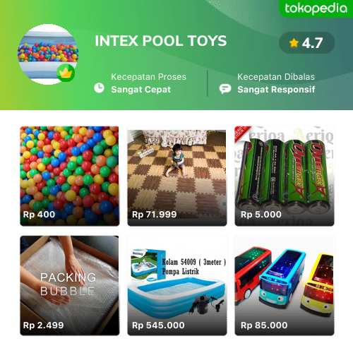 Toko INTEX POOL TOYS Online - Produk Lengkap & Harga Terbaik | Tokopedia