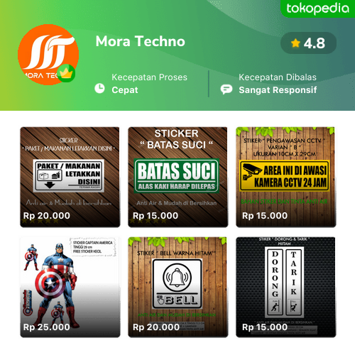 Toko Mora Techno Online Produk Lengkap Harga Terbaik Tokopedia