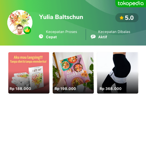 Toko Yulia Baltschun Online - Produk Lengkap & Harga Terbaik | Tokopedia