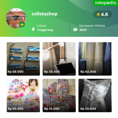 celistashop Batuceper Kota Tangerang Tokopedia