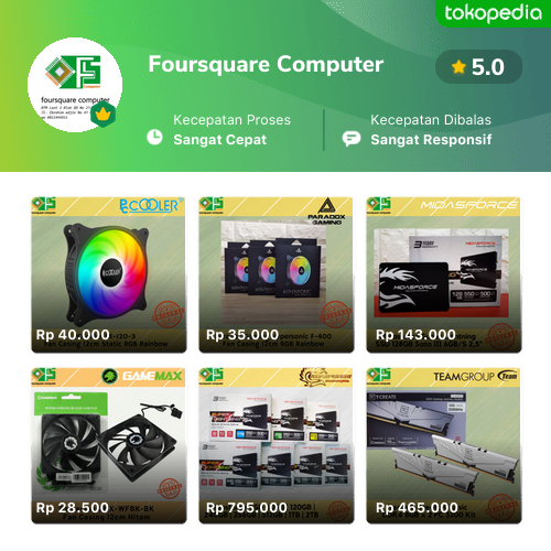 Toko Foursquare Computer Online - Produk Lengkap & Harga Terbaik ...