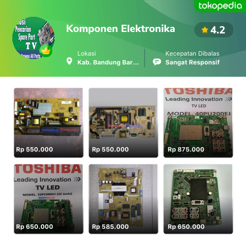 Toko Komponen Elektronika Online - Produk Lengkap & Harga Terbaik ...