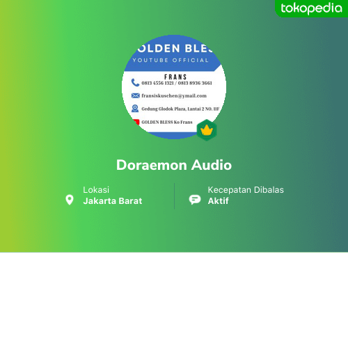 Toko Doraemon Audio Online - Produk Lengkap & Harga Terbaik | Tokopedia