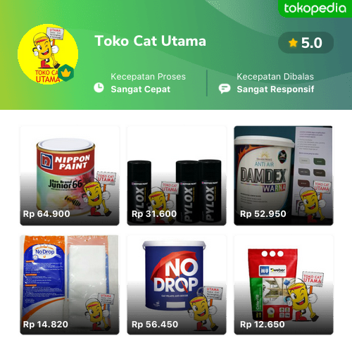 Toko Toko Cat Utama Online - Produk Lengkap & Harga Terbaik | Tokopedia