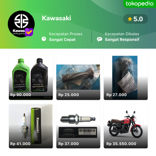 Kawasaki Official Store - Produk Motor & Sparepart Kawasaki Original