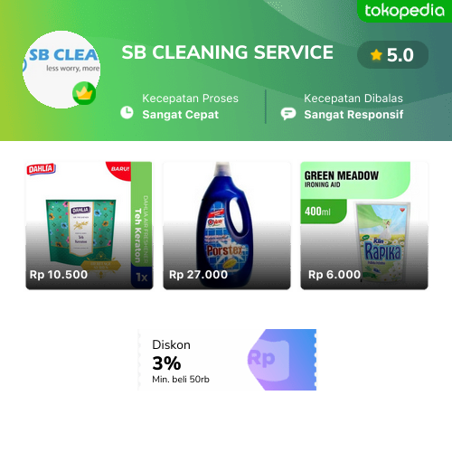 Toko SB CLEANING SERVICE Online - Produk Lengkap & Harga Terbaik ...