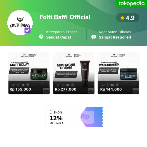 Folti Baffi Official Produk Resmi And Terlengkap Tokopedia