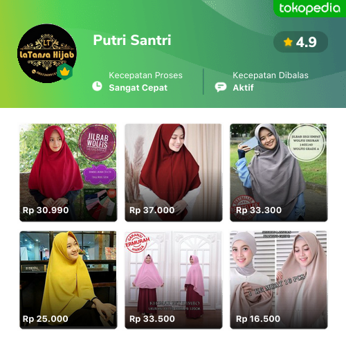 Putri Santri - Kota Kudus, Kab. Kudus | Tokopedia