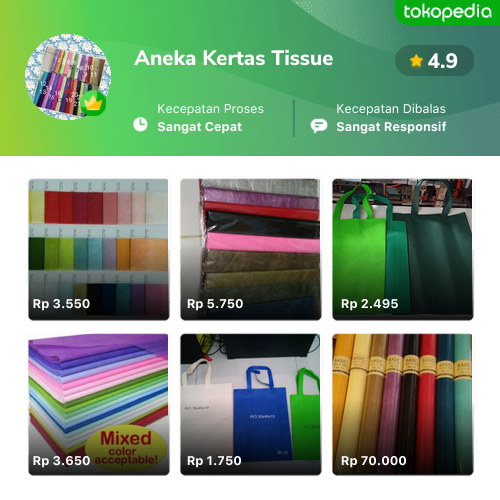 Toko Aneka Kertas Tissue Online - Produk Lengkap & Harga Terbaik ...