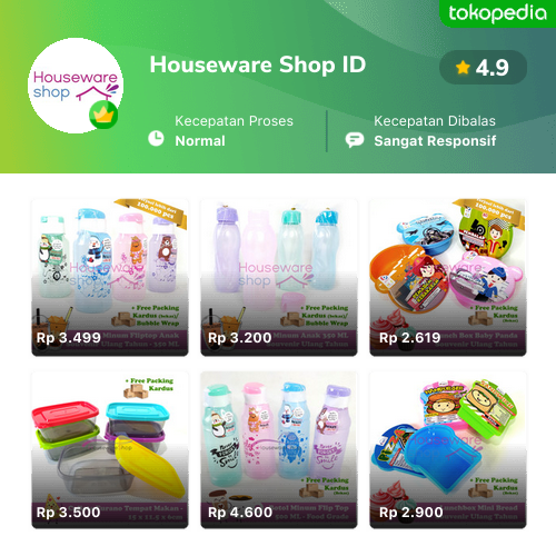 Toko Houseware Shop ID Online - Produk Lengkap & Harga Terbaik | Tokopedia