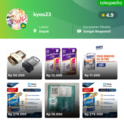 Kyoo23 - Cigombong, Kab. Bogor | Tokopedia