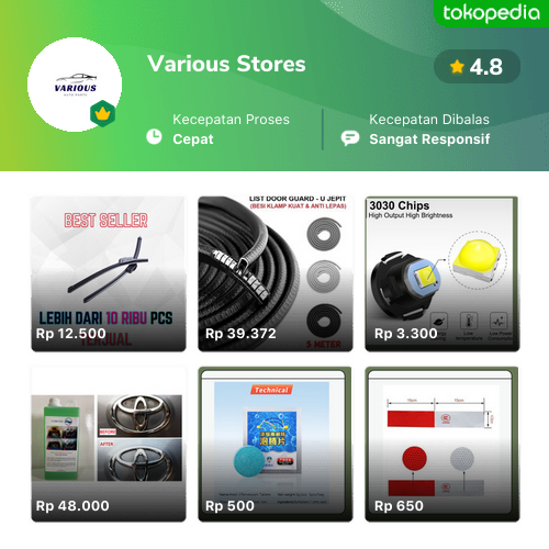 Toko Various Stores Online - Produk Lengkap & Harga Terbaik | Tokopedia