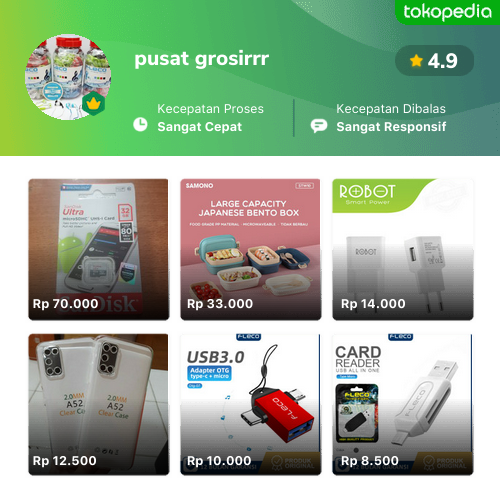 Toko Pusat Grosirrr Online - Produk Lengkap & Harga Terbaik | Tokopedia