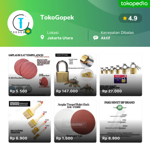 TokoGopek - Pademangan, Kota Administrasi Jakarta Utara