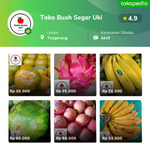 Toko Buah Segar Uki - Ciledug, Kota Tangerang | Tokopedia