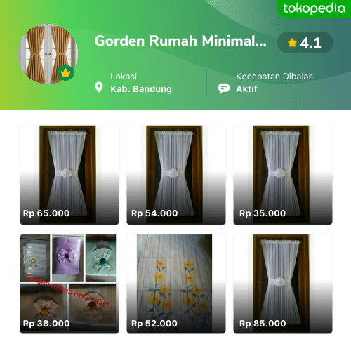 Gorden Rumah Minimalis Bandung Kota Bandung Tokopedia Gorden Rumah Minimalis Bandung Kota Bandung Tokopedia
