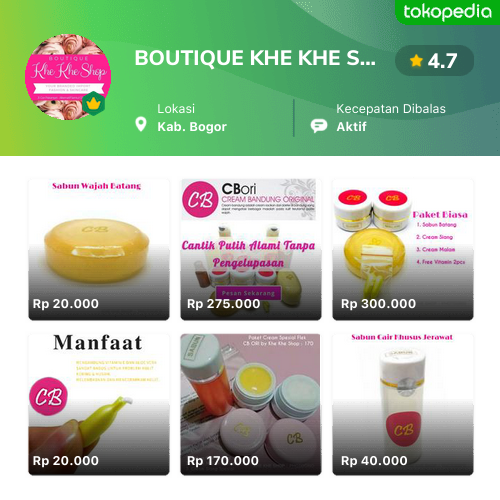 KheKhe - Bogor, Kota Bogor | Tokopedia