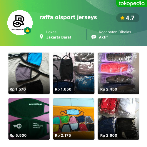 raffa olsport jerseys - Kalideres, Kota Administrasi